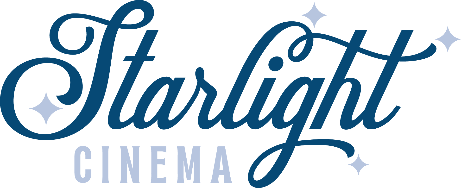 Sc Logo Full Logo A Starlight Cinema Dark Blue And Light Blue Rgb Lge